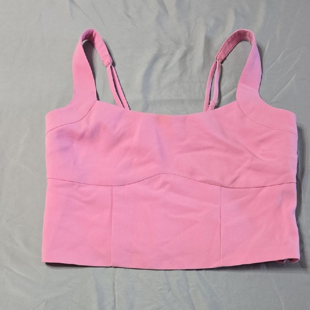 Abercrombie & Fitch Sz Med Pink Smocked Top